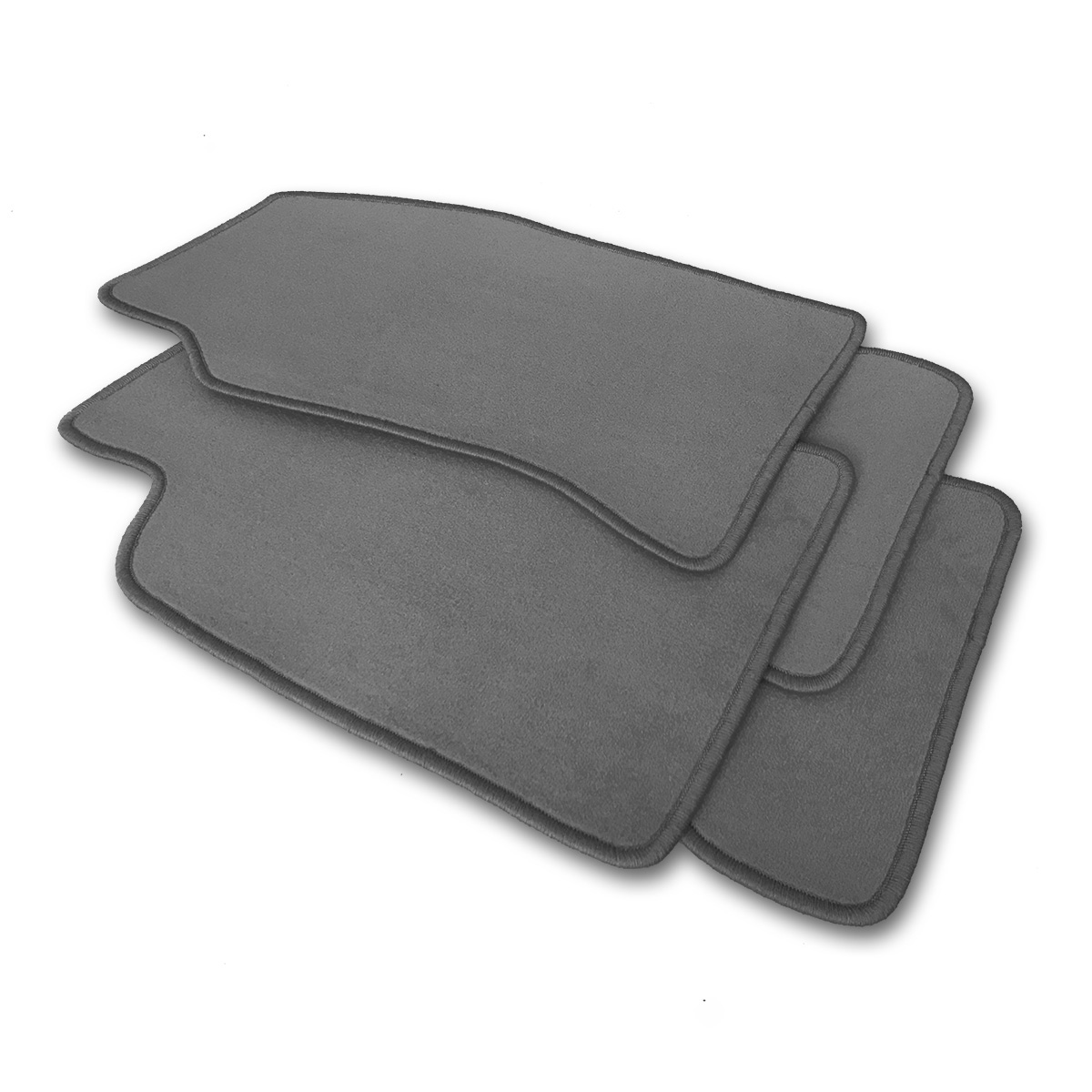 Velours schwarz Fußmatten passend für FIAT Barchetta Bj.95-00