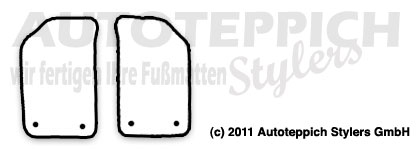 Das Schnittmuster für Fussmatten Rover MG-F_2tlg_Halter_FSBS_96-